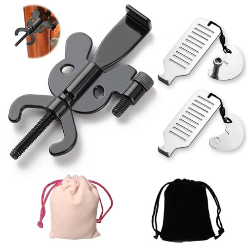 BORISCA 3 Pcs Portable Door Lock for Hotel, Additional Privacy and Security Portable Door Lock for Travelling, Adjustable Stainless Steel Hotel Safety Locks with 2 Storage Bag for Home Hotels School