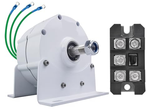 HUIZHITENGDA 5000W Getriebe Kostenlose Energie Elektromotor Generator Niedriger Drehzahl Permanenter Magnet -Lichtmaschine 12V 24 V 48 V 220 V Für Wassererzeuger Und Windkraftanlagen Geeignet