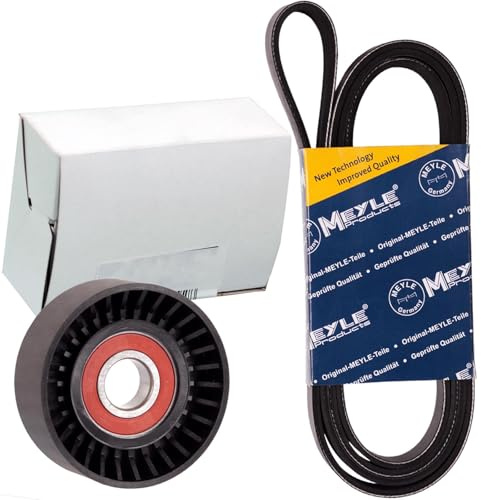 Meyle Keilrippenriemen + Spannrolle | (6PK1050) + 54-0753, 0-N1531S (rolle Ø70x24mm) für A3 Golf 5 Passat 3C Jetta