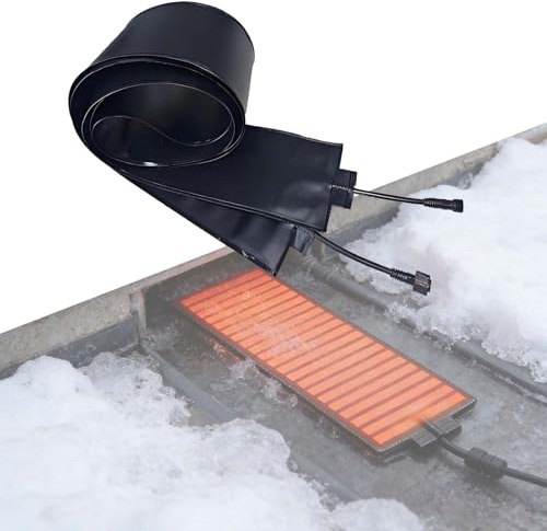 Calentador eléctrico de canalones y almohadilla de deshielo con cable autorregulador para evitar presas de hielo en techos y canalones