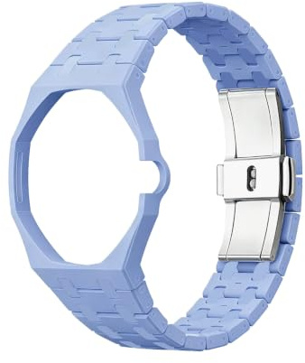 L'atelier du cadran – Bracelet céramique de conversion pour montre Bioceramic Royal Pop | Transforme votre montre de poche en montre-bracelet | Clipsable, réversible, sans outil (Bleu)