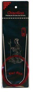 ChiaoGoo - ChiaoGoo Stickad Röd (100 cm, 2,00 mm) rundsticka - 1 enhet
