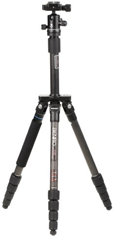 Benro Flat Traveller 2 Five Section Carbon Twist Lock Tripod with B0 Head