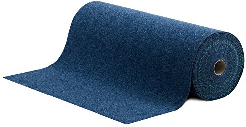Rasenteppich/Kunstrasen Farbwunder Royal - Zuschnitt nach Maß - denim blau - 200x550cm