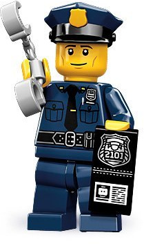 LEGO Figurines à Collectionner: Policier Mini-Figurine (Série 9)