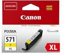 Canon Originaltinte CLI-571XL Y, Größe XL, Gelb, Recyclebare Verpackung