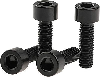 Titanium M6 x 20mm Socket Allen Hex Bolt for Bicycle Disc Brake Caliper Adapter Mount Upgrade pack of 4