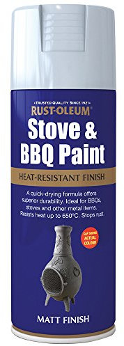 Rust-Oleum AE0020002E8 400ml Stove & BBQ Paint Silver