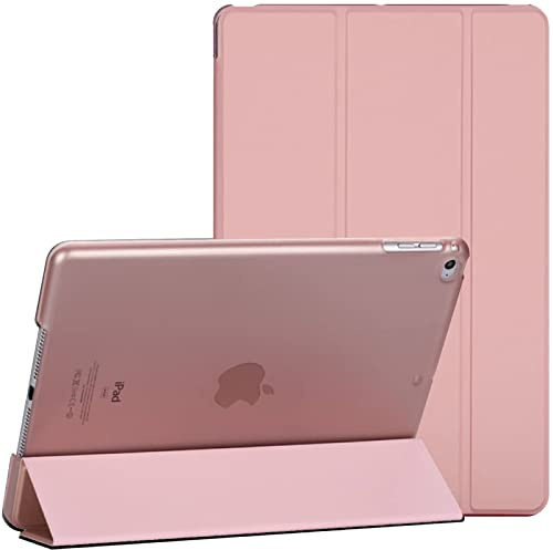 For Apple iPad Mini 1/2/3 Smart Magnetic Stand Case with Automatic Wake/Sleep (Rose Gold)