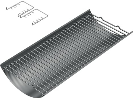 Aluminum Steel 27 Inch Ash Pan Replacement Parts for Chargriller Charcoal 1224, 1324, 2121, 2222, 2727, 2828, 2929,BBQ Accessories Ash Tray with 2PCS Fire Grate Hanger for Charbroil 17302056 Grill