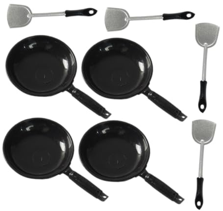 SUPVOX 4sets Mini in Miniatura Piatte Modelli Utensili Da Cucina in Miniatura Accessori Per Casa Delle Bambole Mini Case