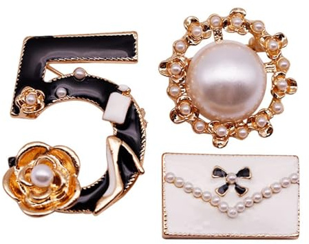 Epingles de broche, broches avec imitation de perles pour les femmes de la mode