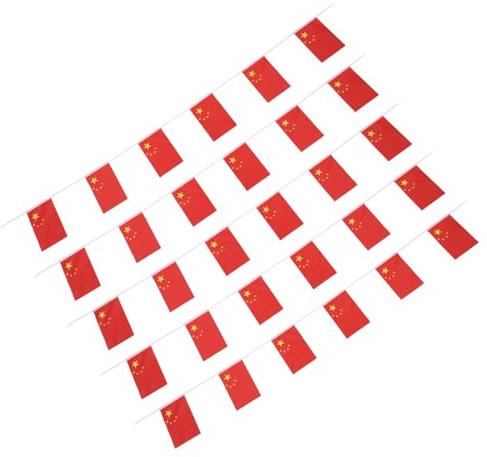 SUPVOX Drapeau Chinois Mini-drapeaux Décoratifs pour Fêtes Célébrations Intérieur Extérieur