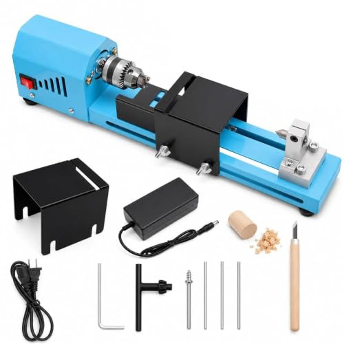 Mini Tornio For Legno Da 150 W, Utensile Rotante For Trapano For Legno Da 7000 Giri/min