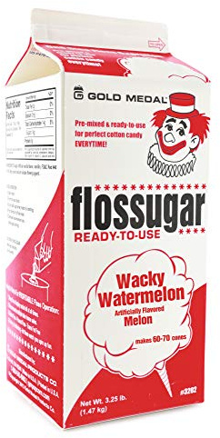 GOLD MEDAL PRODUCTS 3212 Melon Flossugar, 3-1/4 lb