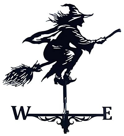 Wetterfahne Hexe Weathervane Wetter Flügel Windrichtung Indikator Garten Dauerhafter Dekor