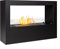 blumfeldt Fiamme Scoppi - Chimenea de etanol, Quemador de Acero Inoxidable de 3 l, Duración de 6 h, Quema sin olores ni residuos, Ayuda al Apagado, Pantalla de Seguridad, Negro