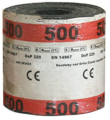 Stabilo Befestigungstechnik Bitumen-Isolierpappe R500-17,5 cm, 10m, 17.5 cm breit, 17.5 cm dick, Ca. 175 qm Abdeckung, EN 14967:2006, CE-Kennzeichnung, Feuchtigkeitssperre, Wand- und Dachdämmung