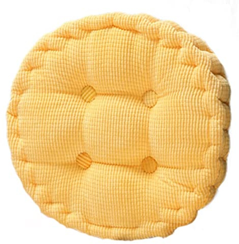 Stuhlkissen, runde Sitzpolster für Esszimmerstühle, bequeme gepolsterte Stuhlpolster für Zuhause, Büro, Terrasse, Auto, 40 cm