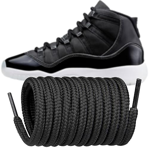Endoto Cordones Redondos para Air Jordan 11 Zapatillas, 5MM Repuesto Cordon Laces para Sneaker