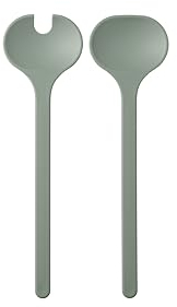 Mepal – Salatbesteck 2-teilig Silueta – Spülmaschinenfest – Salatbesteck – Salatgabel und Löffel – Nordic sage