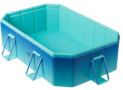 Piscina – Piscina plegable para, piscina infantil para mascotas, piscina de verano imprescindible para | Bañera para gatos no inflable y bañera al aire libre para jardín