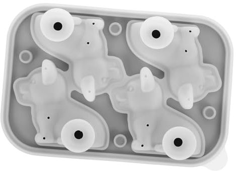 KICHOUSE Eiswürfelform Aus Silikon Für Hundeform Eiswürfelherstellungsform Diy Praktische Eisformen Für Familienfeiern Und Grillabende