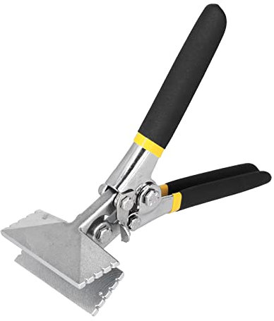 Sheet Metal Bender, Vanadium Alloy Steel Hand Seamer Pliers Multifunctional Straight Bending Tool Metal Bending Pliers for Bending, Seaming and Flattening (80MM Bending Pliers