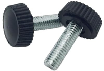 AMANDELIZABE 14 piedini regolabili per mobili, piedini regolabili in altezza, gambe da tavolo, M6 x 20 mm, colore nero, piedini di livellamento per mobili, piedi, sedia da tavolo