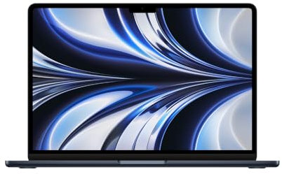Apple 2024 MacBook Air Ordenador Portátil con Chip M2: Pantalla Liquid Retina de 13,6 Pulgadas, 16GB de RAM, 256 GB de Almacenamiento SSD, Teclado retroiluminado, Color Medianoche