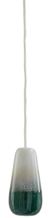 Sass & Belle Dip Glazed Ombre Turquoise Light Pull - Ceramic Decorative Bathroom Light Pull Cord Designed by Sass and Belle