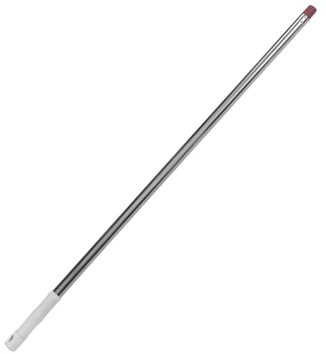 COLLBATH Heavy Duty Stainless Steel Broom Handle Replacement Rod with Plastic Grip Resistant to Rust for Floor Cleaning and Household Sweeping Tasks Random Color
