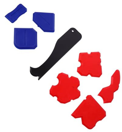 LIFKOME 8pcs Caulking Tool Set Grout Haze Remover Sealant Smoother Glue Removal Tool Mastic Remover Glass Glue Beauty Seam Caulking Kit for Kitchen Bathroom
