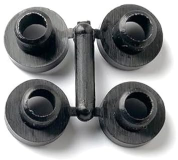 Juego de 16 arandelas protectoras de plástico para espejos, mesas, armarios, placas de baño, muebles, letreros de cristal