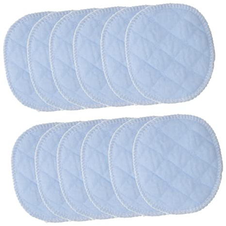 BESPORTBLE 30 Stück Waschbare Brustwarzenpolster aus Baumwolle Auslaufsichere Silleinlagen Hohe Milchaufnahme Absorbierende Lage für Mütter