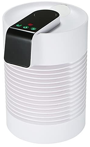 Enfriador de aire ultrasónico portátil y humidificador con control táctil, mini aire acondicionado giratorio de 360 grados, humidificador personal de escritorio con filtro para purificación de aire