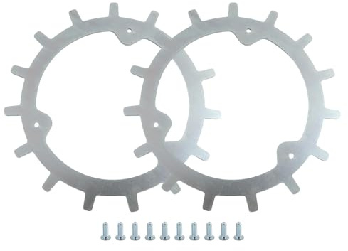 ZiStarlilife Mammotion - Set di punte antiscivolo per tosaerba, in acciaio inox, per robot falciatrici Yuka Mini autocentranti con viti di installazione