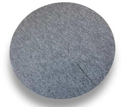 Gardenova Lot de 3 disques de paillage en feutriculture | Diamètre 50 cm | Anti-Mauvaises Herbes | Résistant et Facile à Poser | Recyclé & fabriqué en France VEL_PAILDISK 50_12_3