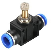 Raccord rapide pneumatique 1 pièce - Connecteur de tuyau enfichable for applications d'air et de vide (4-16 mm de diamètre extérieur)(4mm Lsa)