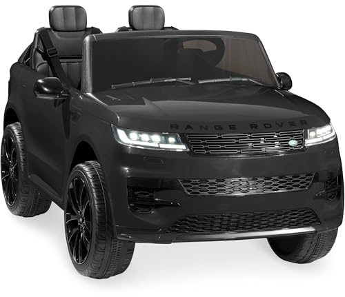 Best Choice Products 24V Ride-On Range Rover Sport w/Parent Remote, Black | 2-Seater Electric Ride-On, Supports Up to 132 lbs, Bluetooth Audio, Hood Storage, LED Headlights & 90-Min Runtime, Ages 3–8