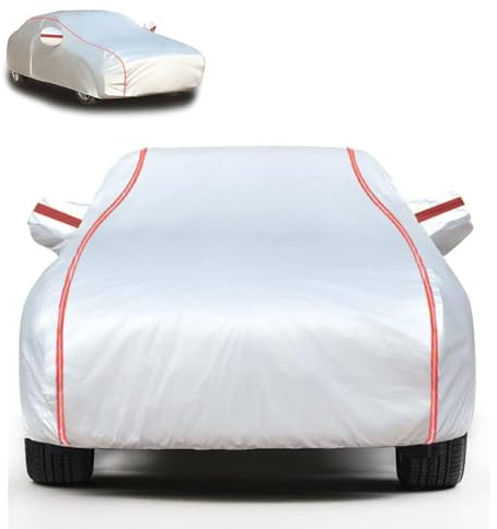 Cubierta Coche Accesorios para BYD Atto 2, Funda Impermeable para Exteriores de Cuatro Estaciones, Lona Coche Exterior Invierno Antinieve