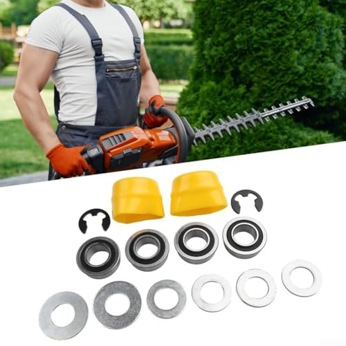 Kit di aggiornamento dei cuscinetti per tosaerba ForDeere L100 M14338, con cuscinetti flangiati e parti di montaggio