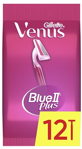 Gillette Venus Engångsrakhyvlar för kvinnor Blue II Plus x8+4