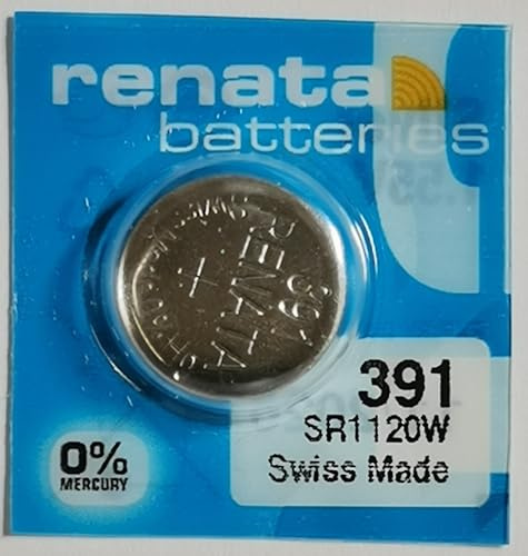 Renata button cell 391 silveroxid SR55 50 mAh 1.55V 1St.