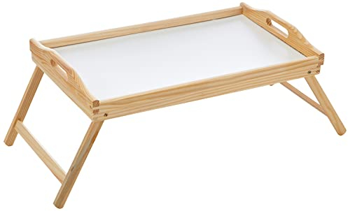 Zeller 24038 Vassoio da Letto, Legno, Beige, 50x30x24.5 cm