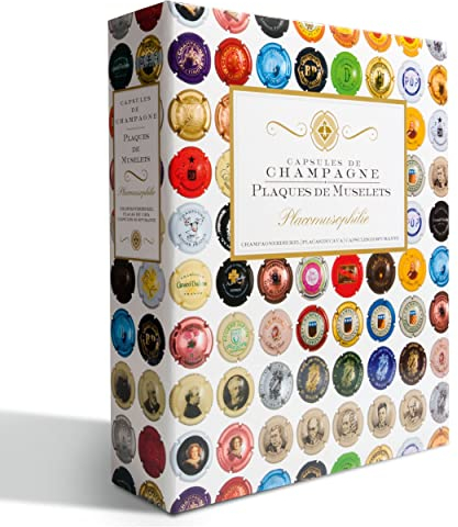 Leuchtturm 313304 Champagner-Album Grande- Sammelalbum für 210 gebrauchte Champagner Deckel inkl. 5 Compart Hüllen