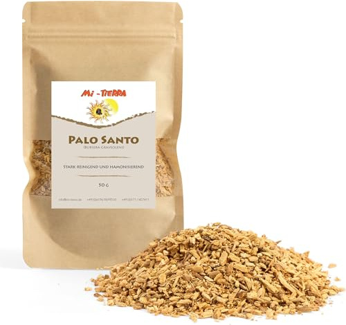 Palo Santo. Heiliges Holz für spirituelle Reinigung grob geschnitten (50 g) original aus Peru