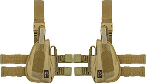 Tiefziehholster Set Rechts + Links Beinholster