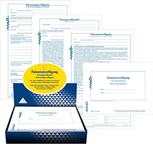 Vordruck Patientenverfügung 10+1ST