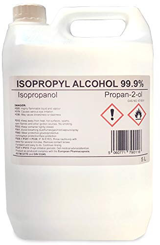 𝗕𝗘𝗦𝗧 𝗖𝗛𝗢𝗜𝗖𝗘 Isopropyl Alcohol 99.9% IPA Liquid Sterilizer Rubbing Pure Disinfectant For Cleaning, Medical Use, Electronics & Phones, Glass, De-Icer, Paint Thinner, Degreaser Fluid